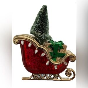 RETIRED NIGHTLIGHT PLUG IN SLEIGH TREE WALLFLOWER FROM BATH & BODY WORKS - NEW